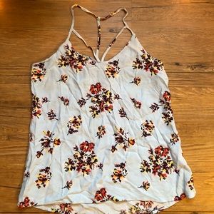 Floral Patterned Tank Top